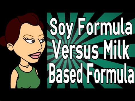 Soy Formula Versus Milk Based Formula - YouTube