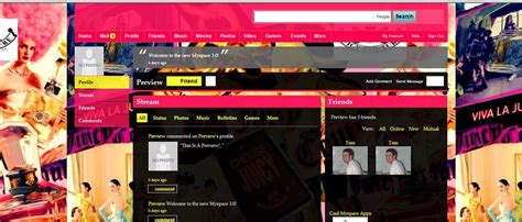 30+ Best Free MySpace Fashion Layouts