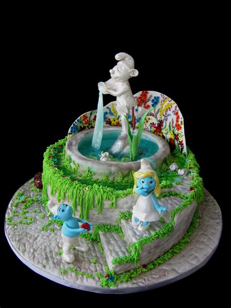 Cake " Smurfs " - CakeCentral.com