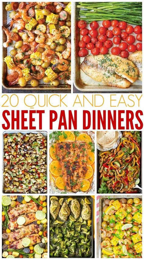 Easy Sheet Pan Dinners - Family Fresh Meals