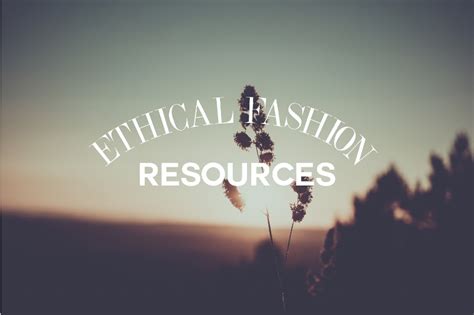 Ethical Fashion Learning