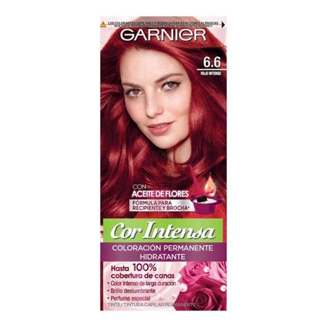 Tinte para cabello Garnier Cor Intensa 6.6 rojo intenso | Walmart