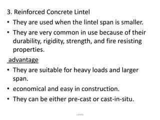 Lintels | PPT