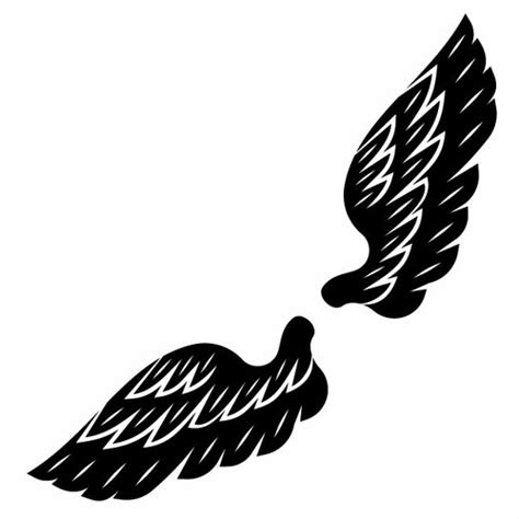 Birds and wings silhouette | Public domain vectors