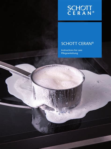 Schott Ceran Cleaning Instructions Brochure Mul | PDF