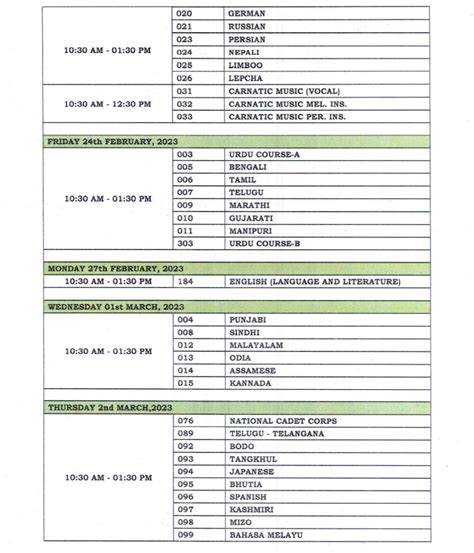 CBSE Date Sheet 2023: Class 10,12 Time Table Pdf Download Link