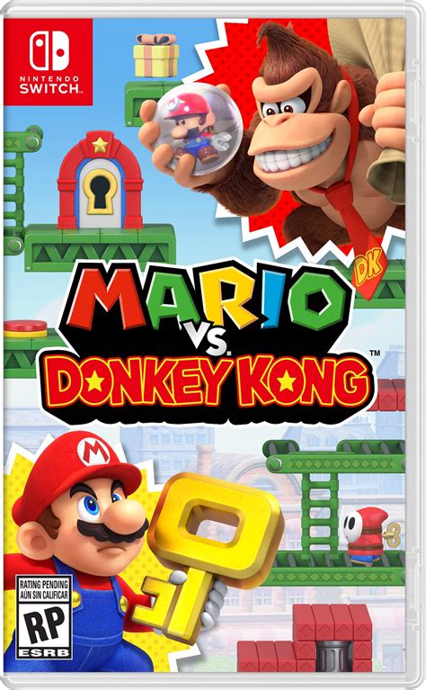 Mario vs. Donkey Kong Switch boxart, screenshots