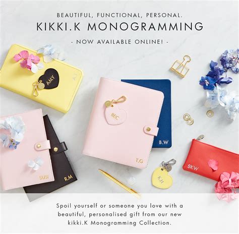 kikki.K: Monogram your favourites. Available online now | Milled