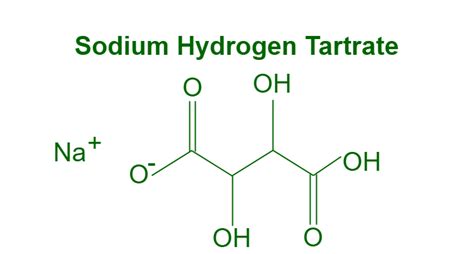 Sodium Hydrogen Tartrate Formula Structure, Properties,, 46% OFF