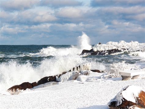 Winter Storm On The Maine Coast - Dave's Thought On