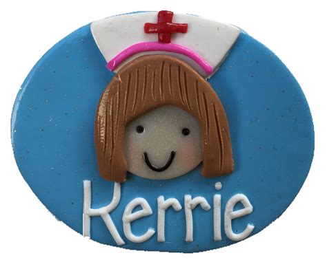 Nursing Name Badge personalised custom made | Nurse badge, Badge, Name badges