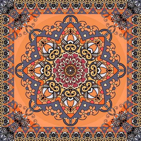 Orange Bandana Pattern Stock Illustrations – 1,620 Orange Bandana Pattern Stock Illustrations ...