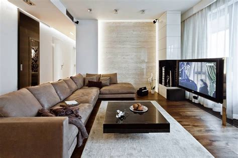 Minimalist modern sleek living room Modern Minimalist Living Room, Simple Living Room ...