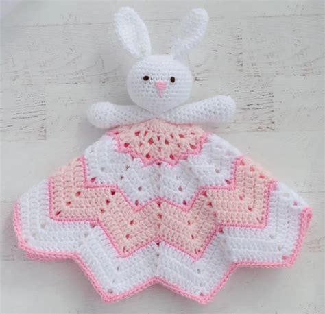 Crochet Lovey Blanket ~ A Bunny to Love - Crochet 365 Knit Too