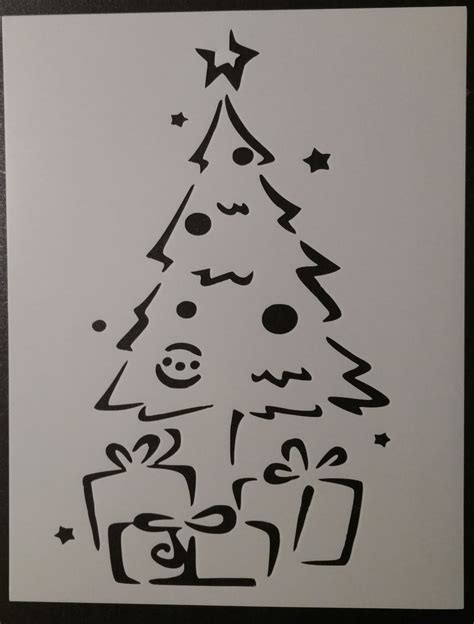 Christmas Tree #2 - Stencil – My Custom Stencils