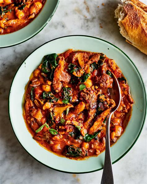 Vegetarian Mushroom Stew Recipe (with Chickpeas and Kale) | The Kitchn