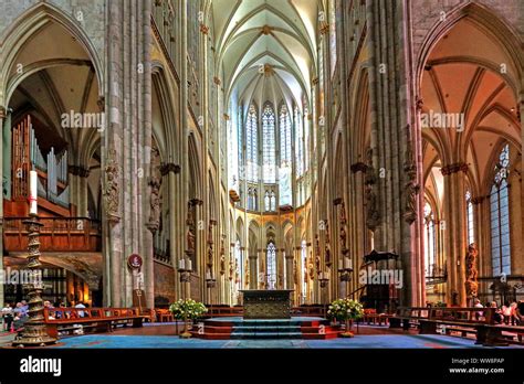 Interior Of Cologne Cathedral High Resolution Stock Photography and ...