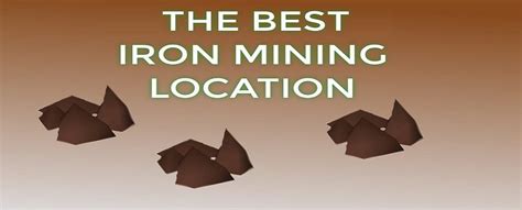 Places to Mine Iron - Best OSRS Guides