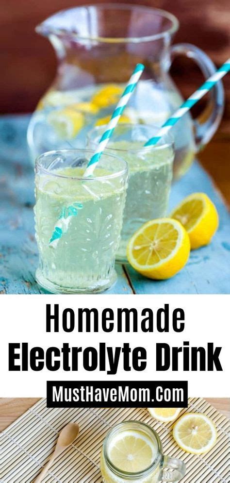 It doesn't matter if you are sick or just feeling dehydrated this Homemade Elec… (With images ...