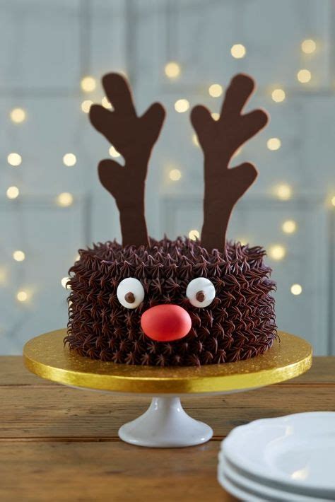 Craft Ideas | Hobbycraft | Reindeer cakes, Christmas cake decorations ...