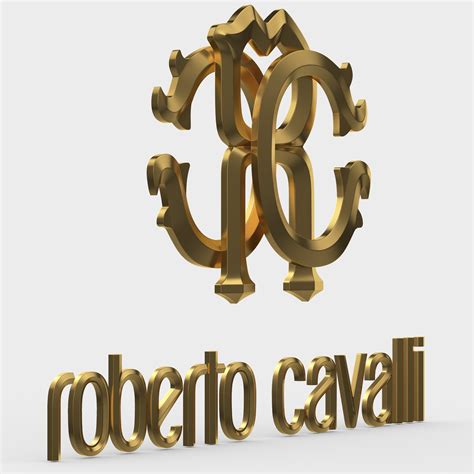 Roberto Cavalli Logo - 3D Print Model by 3d_logoman