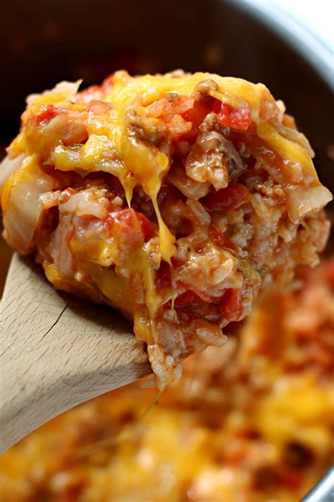 Instant Pot Cabbage Roll Casserole - 365 Days of Slow Cooking and Pressure Cooking