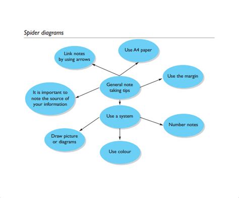 Free Spider Diagram Template Word - PRINTABLE TEMPLATES