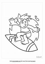 Free Surfing Coloring Page  Printables Kidadl sketch template