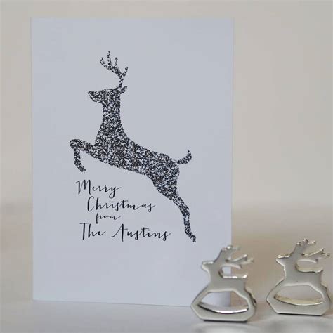 Personalised Family Reindeer Christmas Card By Sweetlove Press