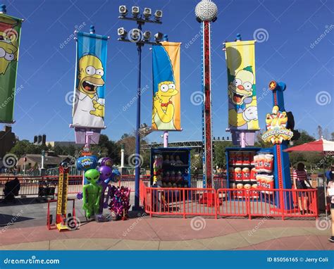 The Simpsons at Universal Studios, Orlando,FL Editorial Image - Image ...