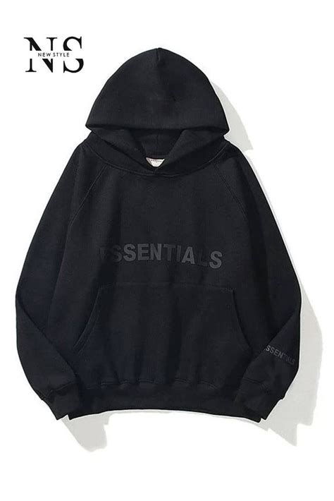 Essentials Black Hoodie | Hoodies, Black hoodie, Mr price clothing