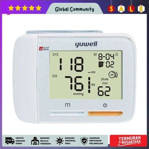 Promo YUWELL Pengukur Tekanan Darah Tensi Blood Pressure Monitor - YE8900A Diskon 23% di Seller ...