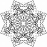 Mandala Coloring Pages Adult Sheet Printable Page  sketch template