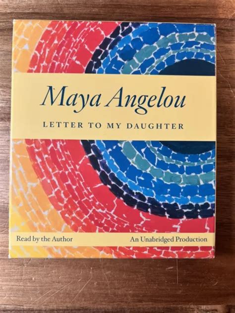 MAYA ANGELOU LETTER to My Daughter (AUDIOBOOK) Unabridged Read by ...