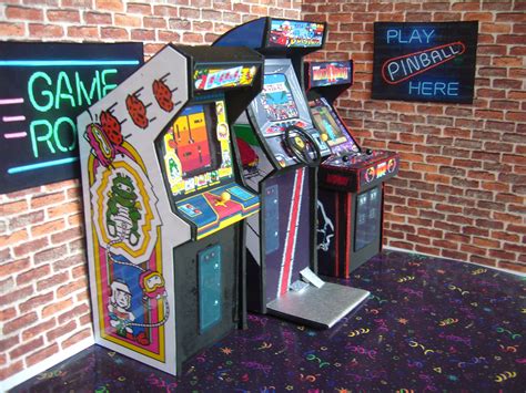 DIG DUG Miniature Arcade Machine Model 1/12th Scale