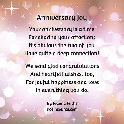 Anniversary Poems: Show You Remember and Care