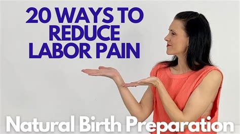 20 ways to reduce labor pain / How to have a NATURAL BIRTH / natural ...