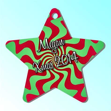 Personalized Christmas Star Photo Ornament - Etsy