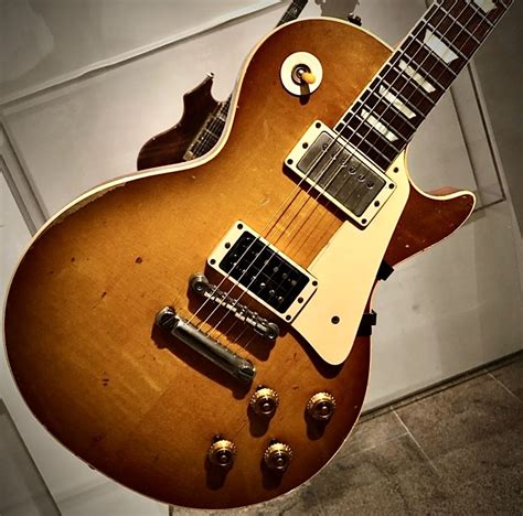 Jimmy Page Number One 1959 Gibson Les Paul. At the Metropolitan Museum of Art Play it Loud ...