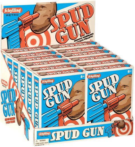 Retro Spud Gun - Blue Turtle Toys