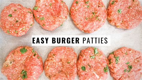 Easy Beef Burger Patties | Live Your Own Fit