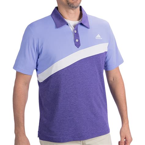 Adidas Golf ClimaLite® Angular Color-Blocked Polo Shirt (For Men) 6642C - Save 47%