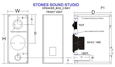 2 Way Speaker Box Design | Electronic Schematic Diagram