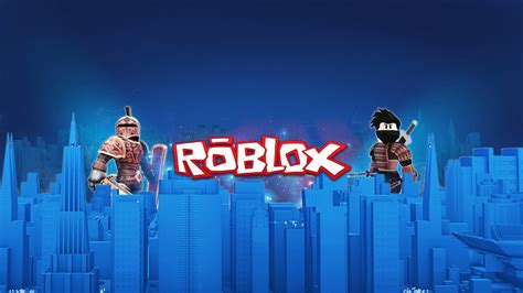 Roblox Characters On Buildings With Lightning Blue Background HD Games Wallpapers | HD ...