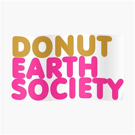 Donut Earth Posters | Redbubble