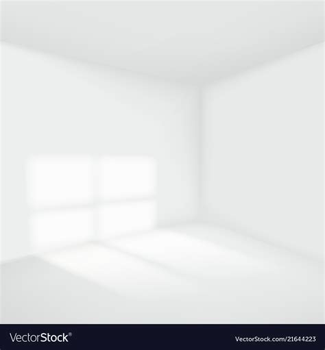 3d empty room interior white background Royalty Free Vector