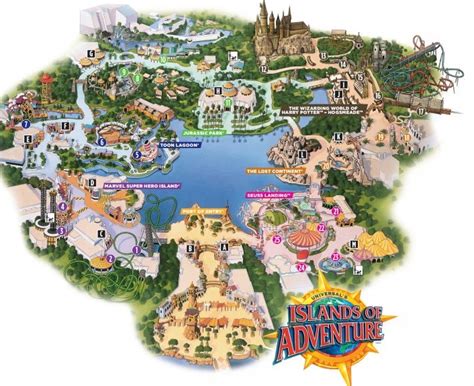 Islands Of Adventure Map