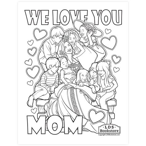 Mother Coloring Pages Printable