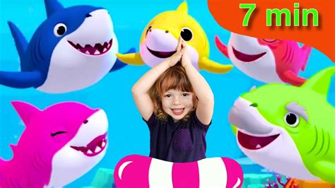 Baby Shark Dance Compilation - 5 Baby Shark Songs! Nursery Rhymes for ...