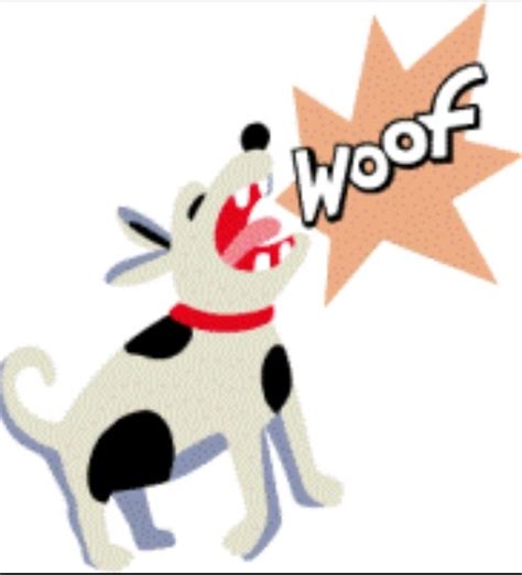 Woof Dog Cliparts - Adorable Graphics for Any Occasion